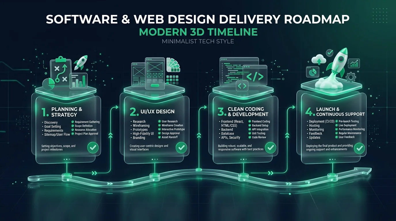 Roadmap de Entrega de Projetos de Software e Sites