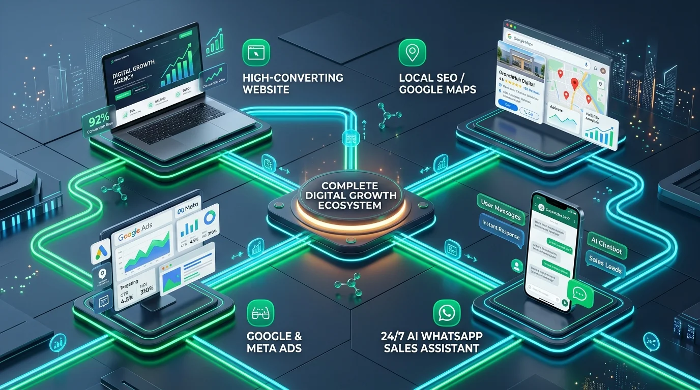 Ecossistema Completo de Crescimento Digital e Vendas